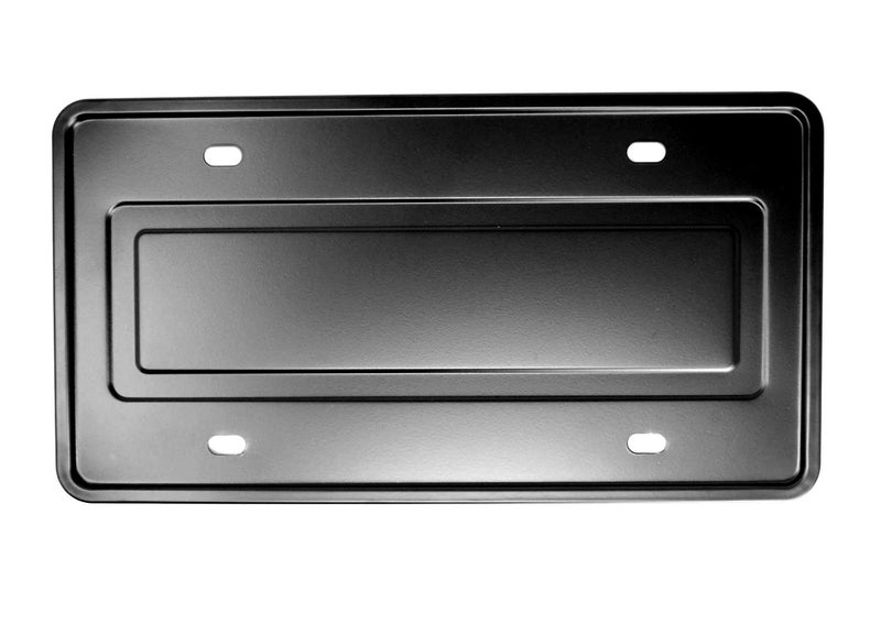 LFPartS Stainless Steel License Plate Durable Car Tag Holder Backing Reinforce Bracket (Black) - Image 1